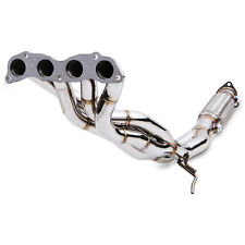 STAINLESS EXHAUST MANIFOLD FRONT DECAT PIPE FOR HONDA CIVIC EP3 2.0 TYPE R 01-05