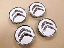 New Genuine Citroen C2 C3 C5 C8 DS3 Picasso Ice White Alloy Wheel Centre Caps x4