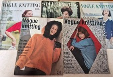 Vintage 5 x  Vogue Knitting