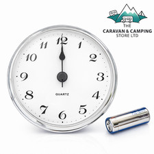 Caravan Motorhome Quartz Clock