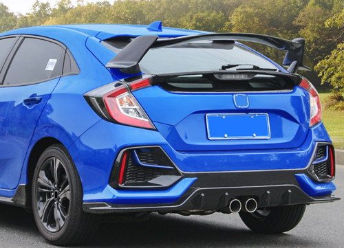 Rear trunk spoiler glossy - trunk,