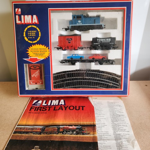 Vintage lima train set steam - lima,