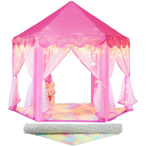 Princess tent with rainbow - with,