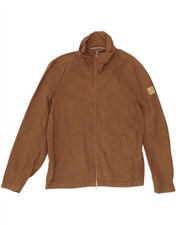 MURPHY & NYE Mens Bomber Jacket UK 44 2XL Brown Cotton DX43