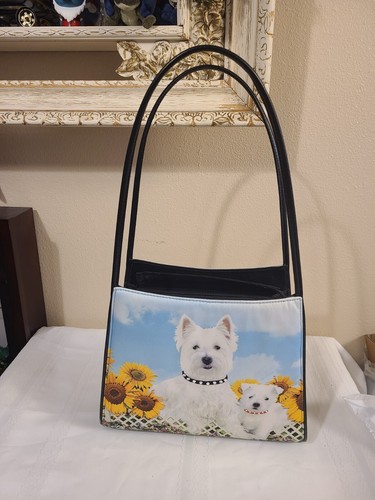 Westie dog and pup pet - dog,