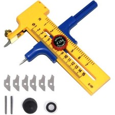 Compass Cutter Precision Circle Cutter Adjustable Round Draw Cutting Tool...