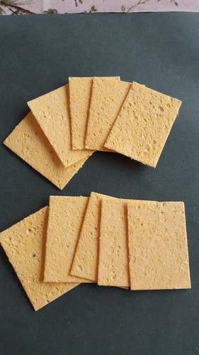 Soldering iron sponge - soldering,
