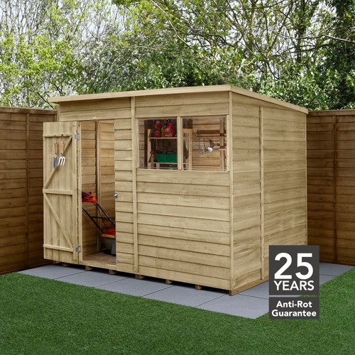 Forest 4life 8x6 pent shed - 4life,