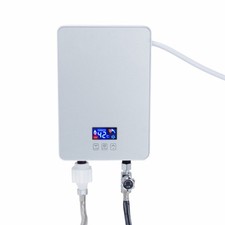 Electric Tankless Instant Hot Water Heater Boiler for Kitchen Bathroom Caravan