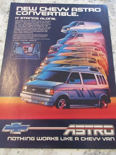 1985 chevrolet astro - astro, van