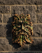 Large Fantasy Green Man Wall
