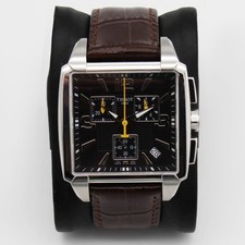 Men's Tissot Quadrato Chrnograph Black Dial Pre-owned T005.517.17.057.00
