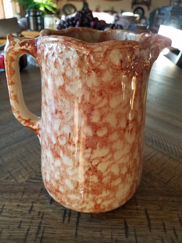 Antique spongeware stoneware - spongeware,