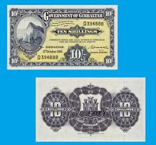 Gibraltar 10 Shillings 1958 - Copy
