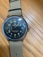 MILITARY, UNWORN,  49mm wide Russian made  German submariner Uboat watch.