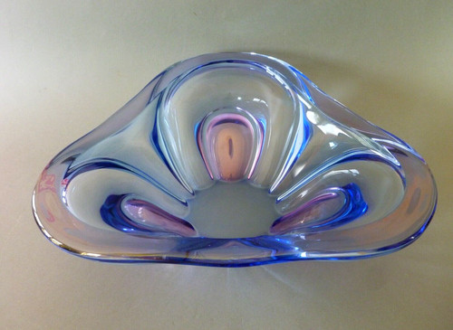 Walther glas art glass bowl - glass,