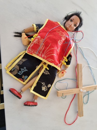 Vintage puppet doll - puppet,