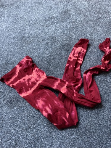Red orange ladies tie dyed - red,