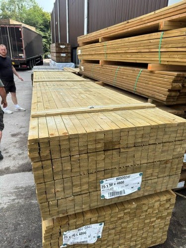 Treated roofing batten - treated, 25