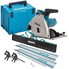 Makita SP6000J2 165mm Plunge Saw 240V with 2 x Rails, Connector Bar, Clamp & Bag