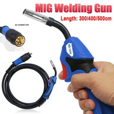 MB15 25 MIG Welding Torch Lance 15AK 25AK Euro Fit Gas Gasless 3m/4m/5m Cable