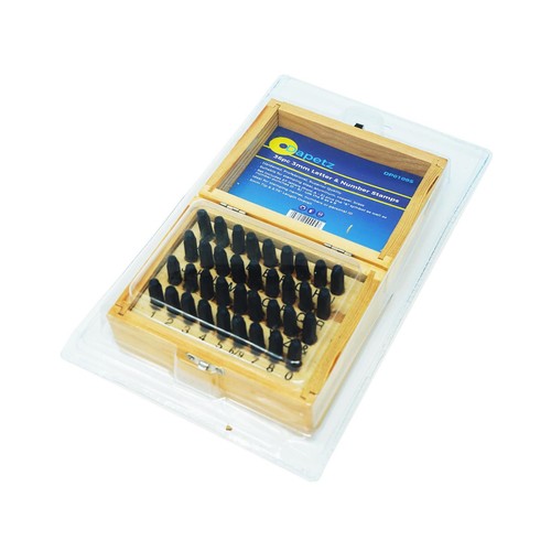 Punches set numbers alphabet - punches,
