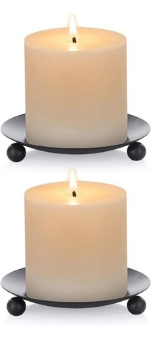 Candle holder for pillar - for,