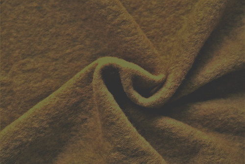 Camel colour boiled wool - colour, &