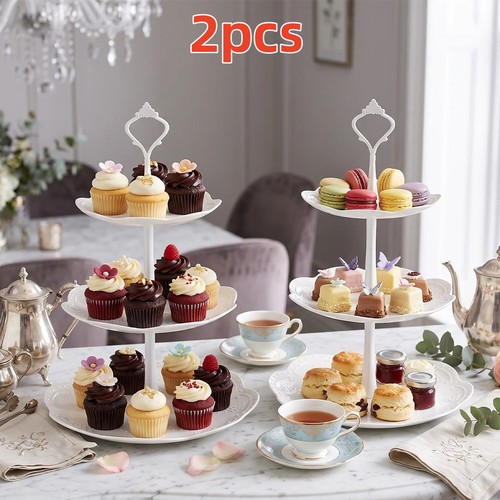 2pcs tier cake stand - tier,