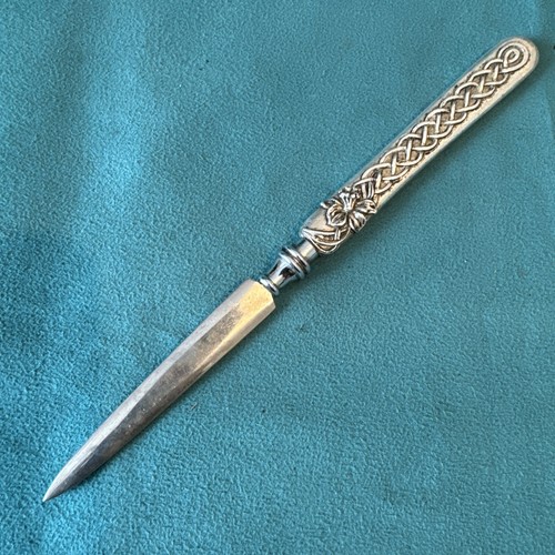 Silver scenes letter opener - letter,