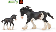 Clydesdale Black and White