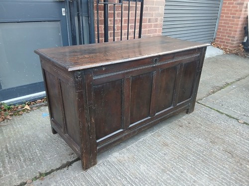 Large victorian oak - victorian, coffer.