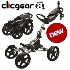 Clicgear 8.0+ Golf Push Cart Trolley - Silver