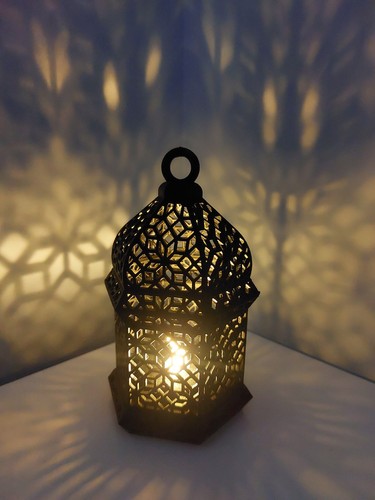 Printed moroccan lantern - 3d,