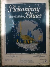 Picaninny Blues Sheet Music 1919 Black Americana