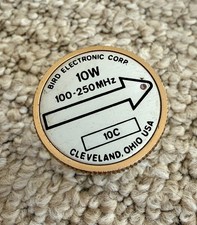 Bird 43 Wattmeter Element Slug