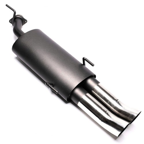 Sport exhaust muffler - exhaust, 2x76dtm