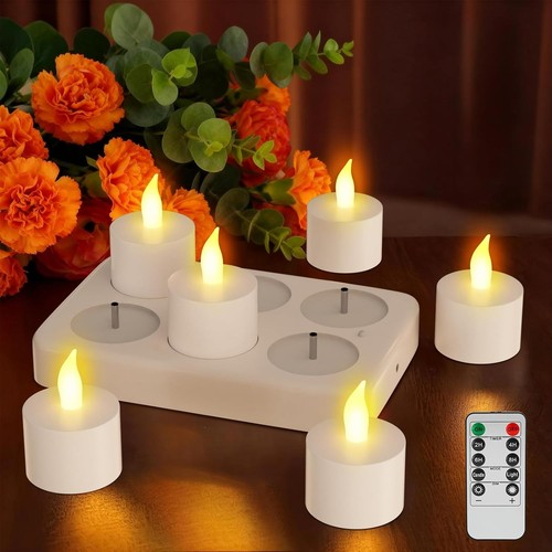 Rechargeable led tea lights - tea,