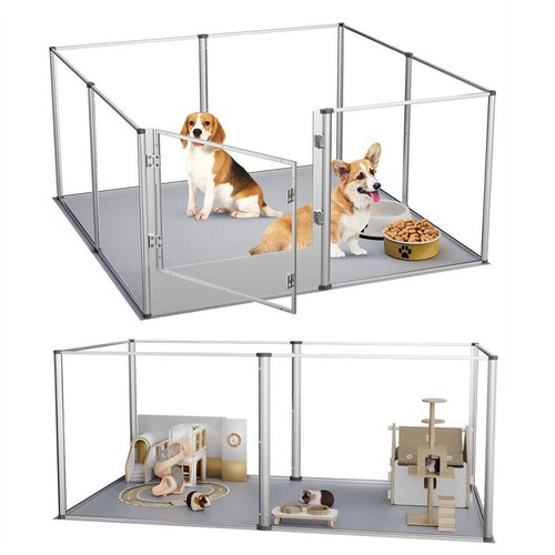 Large sleek acrylic dog - large,