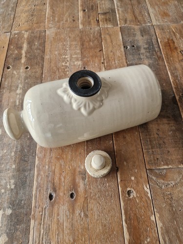 Antique cream stoneware - , bed