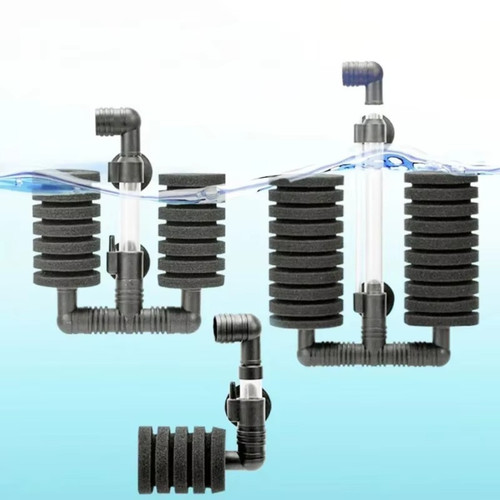 Air driven sponge filter for - air,