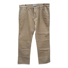 BNWT M&S Moleskin Trousers Mens W38 L31 Stone Cotton Marks On Label