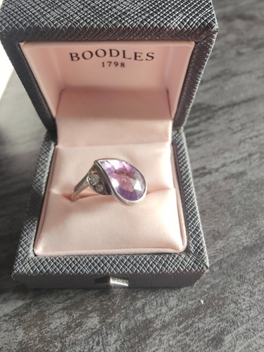 Boodles amethyst and - , diamond