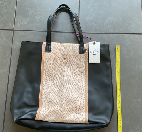 Nica black beige - black, handbag