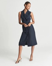 Reiss Dress Navy Blue 12 UK