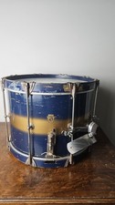 Vintage 1960’s Ludwig 14" Snare Drum Marching Band Parade Wood Body USA