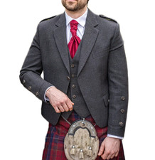 Scottish charcoal grey jacket