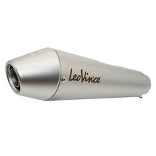 Muffler LeoVince exhaust system S0473 stainless steel Ø 50 mm 295 mm right
