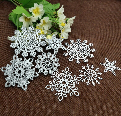 4pcs set snowflake - 4pcs/set, christmas