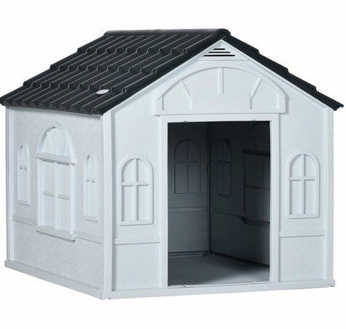 Pawhut dog house puppy kennel - house,